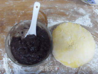 黄金豆沙饼的做法步骤：2