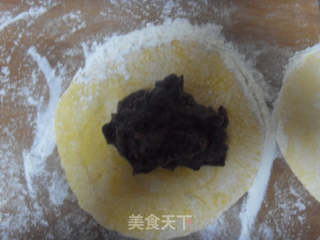 黄金豆沙饼的做法步骤：4