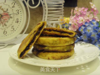 黄金豆沙饼的做法步骤：8