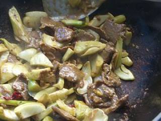 茴香球炒羊肉的做法步骤：9