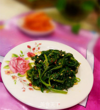 凉拌芹菜叶的做法步骤：6