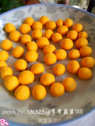 酒酿南瓜园子的做法步骤：5