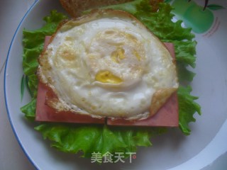 汉堡包的做法步骤：6