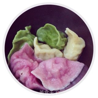 冬至彩色饺子的做法步骤：5