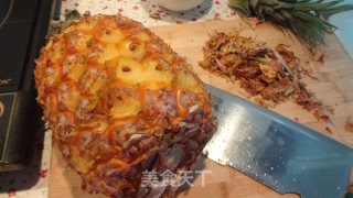 菠萝饭的做法步骤：3