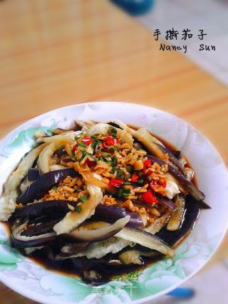手撕茄子的做法步骤：3