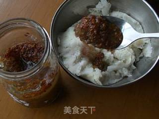 桂花紫薯山药泥的做法步骤：3