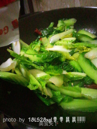 美丽维生素：蚝油小白菜的做法步骤：6