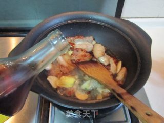 彩椒杏鲍菇煲的做法步骤：4