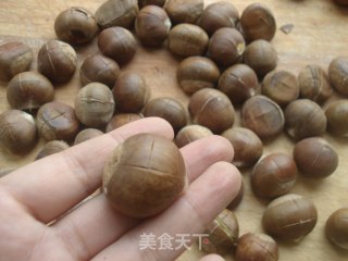 糖烤栗子的做法步骤：2