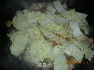 白菜猪肉炖粉条的做法步骤：6