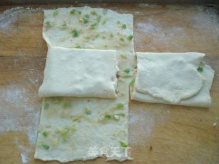 烫面葱花饼的做法步骤：10