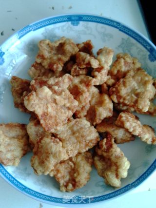 锅包肉的做法步骤：4