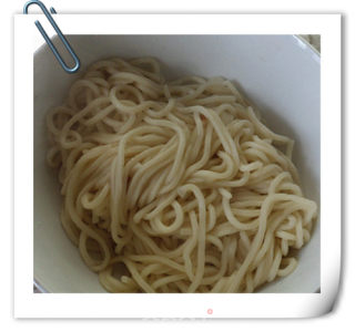 虾干榨菜肉丝面的做法步骤：8