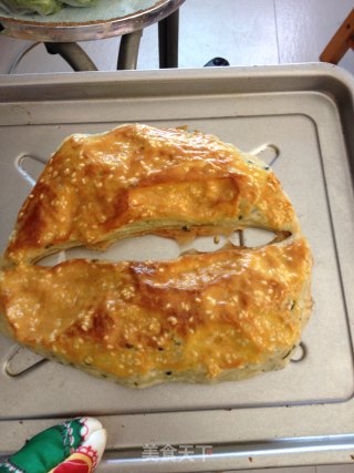 培根蛋法风烧饼的做法步骤：4