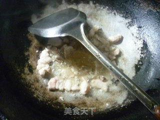 咸菜五花肉炒年糕的做法步骤：5