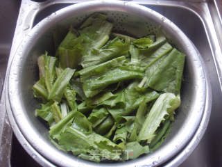 豆豉油麦菜的做法步骤：1