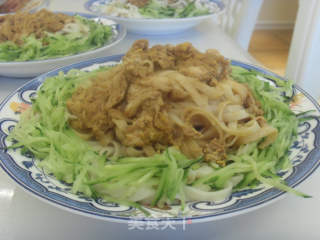 鸡蛋炸酱面的做法步骤：5