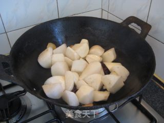 羊蝎子炖萝卜的做法步骤：6