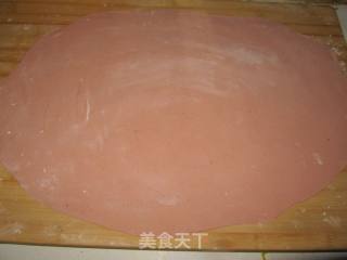红色的鲜虾馄饨的做法步骤：3