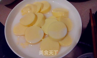 娃娃菜烩玉子豆腐的做法步骤：3