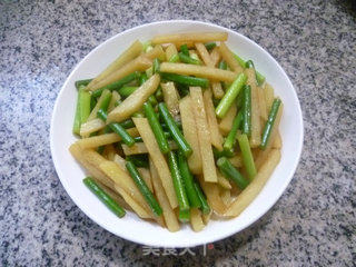 蒜薹炒土豆的做法步骤：9