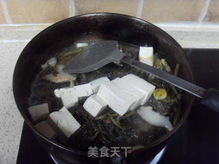 雪里蕻炖豆腐的做法步骤：5