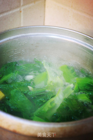 红薯芥菜汤-瑜伽饮食的做法步骤：3