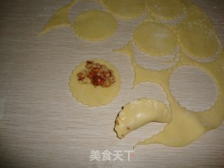 椰香苹果花生酥角的做法步骤：4