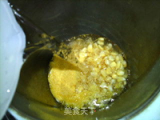 玉米浓浆的做法步骤：3