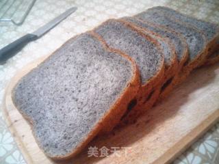 黑芝麻吐司（面包机版）的做法步骤：9