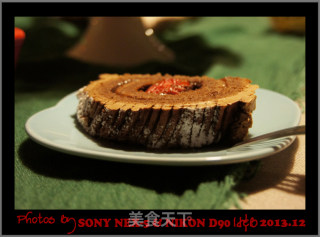 2013年树根蛋糕---一起来过圣诞吧的做法步骤：106