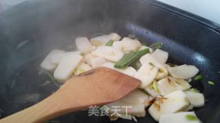 简单方便美味的炒白粿（年糕）的做法步骤：6