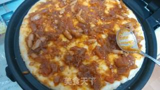 披萨——电饼铛版的做法步骤：4