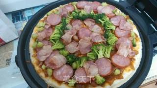 披萨——电饼铛版的做法步骤：5