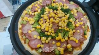披萨——电饼铛版的做法步骤：6