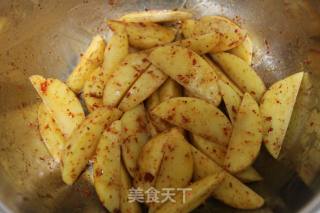 烤薯角的做法步骤：1