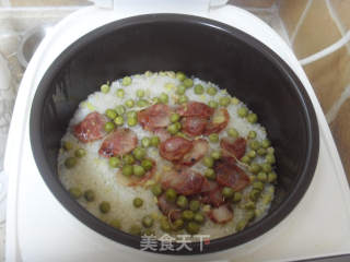 懒人腊肠饭的做法步骤：6