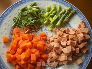 芦笋沙拉奶酪土司的做法步骤：4