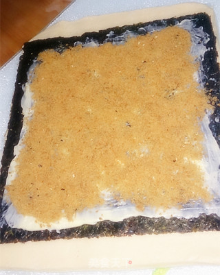 27的烘焙日记——海苔肉松豆渣面包的做法步骤：6