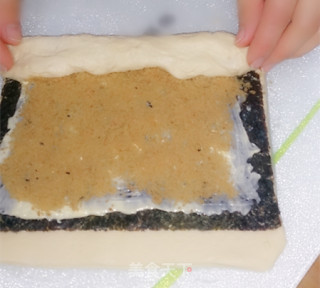 27的烘焙日记——海苔肉松豆渣面包的做法步骤：7