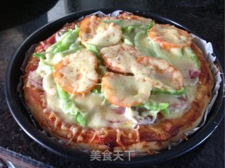 上海外婆披萨的做法步骤：16