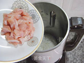 [栗子鸡肉粥] --- 省心又营养的暖胃早餐的做法步骤：6