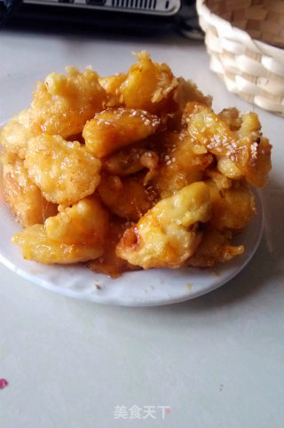 香蕉拔丝的做法步骤：4