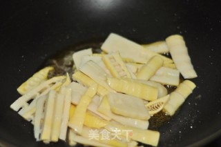 炒双冬的做法步骤：5
