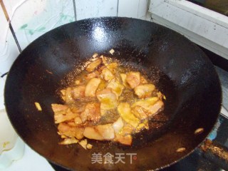 培根炒土豆片的做法步骤：4