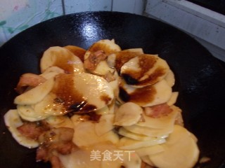 培根炒土豆片的做法步骤：5