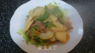 青椒土豆片的做法步骤：8