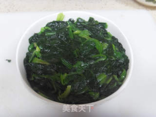 姜汁菠菜的做法步骤：4