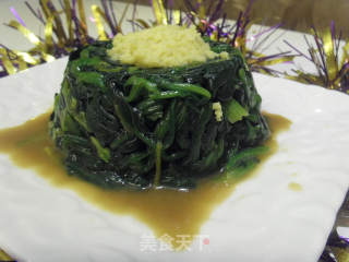 姜汁菠菜的做法步骤：7